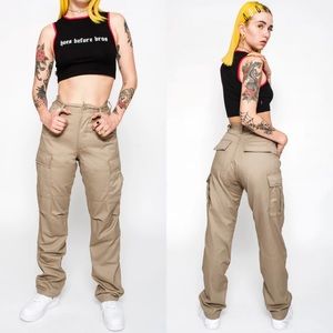 Tan cargo pant